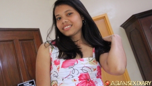 Pretty girl smiling at camera