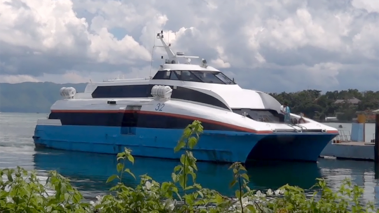 Cebu Boat sitting at dock