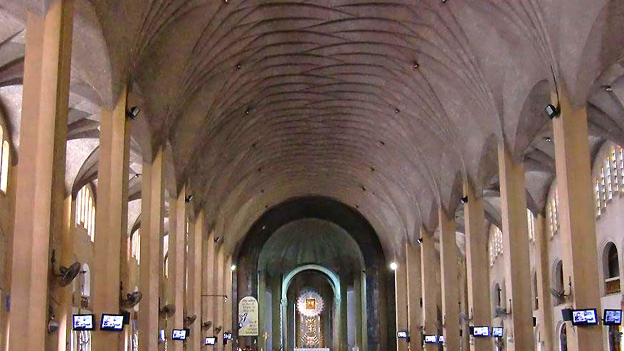 Inside view of the Holy Makati Church