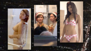 Kam Tik and Cute Filipinas in collage photo
