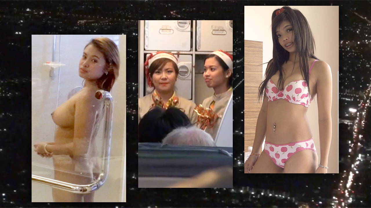 Kam Tik and Cute Filipinas in collage photo