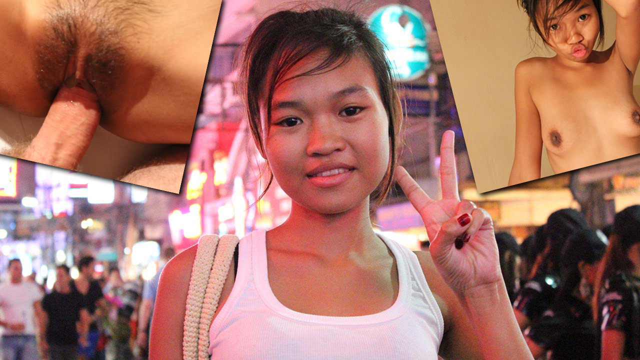 Shy Amateur Fuck Wan gives peace sign and gets pussy fucked