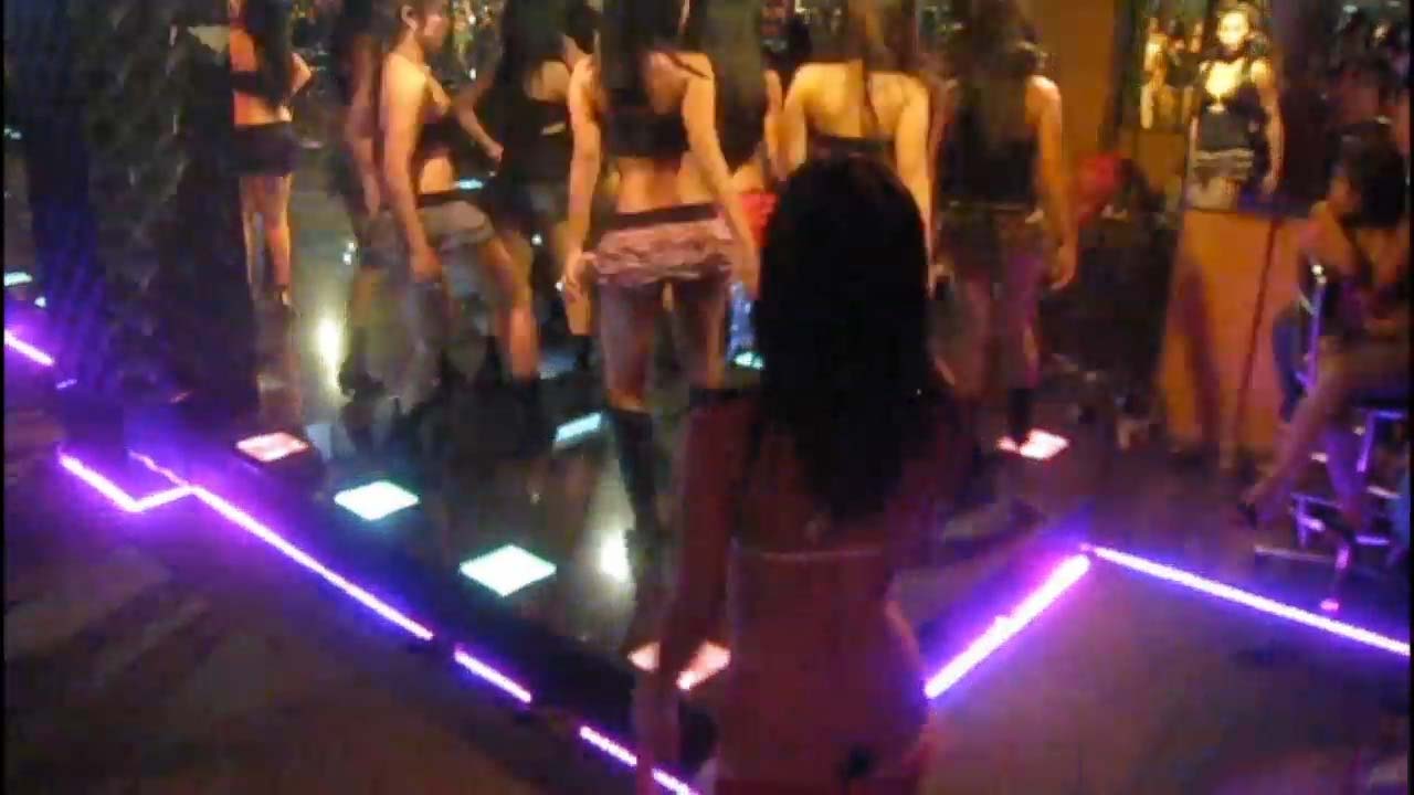 Cute Ass Girls in shorts skirts on dance stage