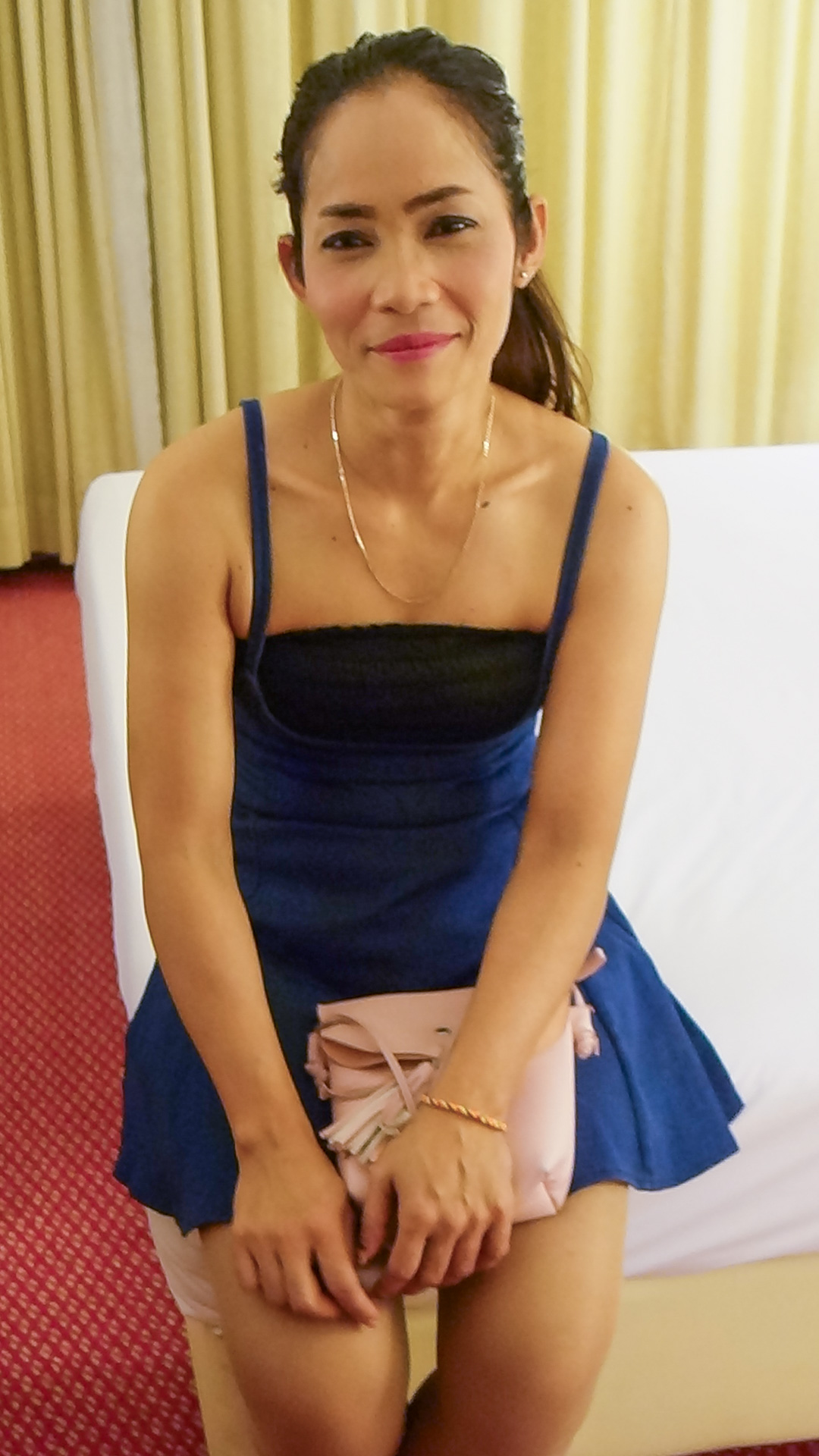 Beautiful Bangkok hotty Asian Sex Diary Soklla wore her sundress to the set