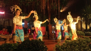 Traditional Thai Dancers performing on stage