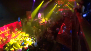 View of people dancing inside a Pattaya Nightclub