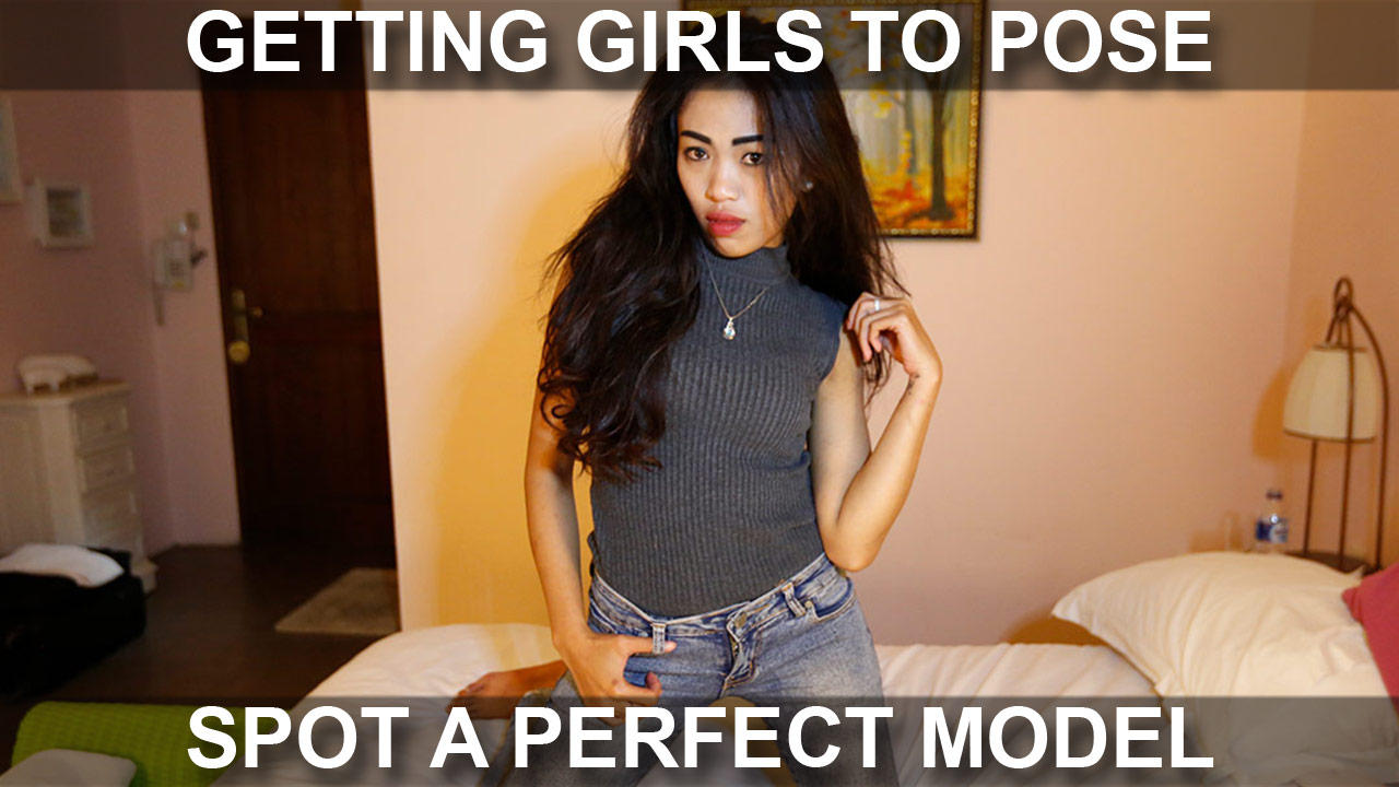 Sexy Asian poses for cover of How To Find Models article