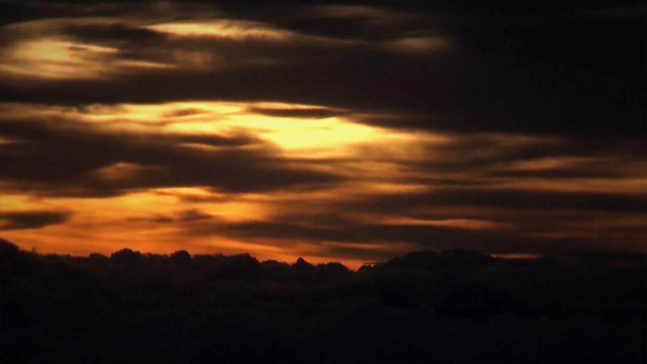 View of Bangkok Flight Sunset right before landing